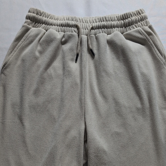 Free Haven Light Gray Soft Cotton Sweatpants with Elastic Waist - Picture 2 of 6